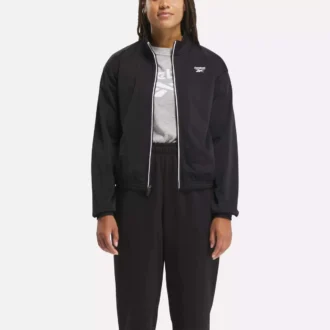 ウィメンズ リーボック アイデンティティ バック ベクター トリコット トラックジャケット