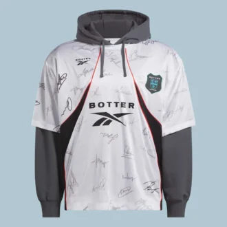 リーボック × ボッター 限定メンズ サッカー ハイブリッド パーカー