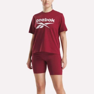 レディース ビッグロゴ オーバーサイズ クルーネック半袖Tシャツ