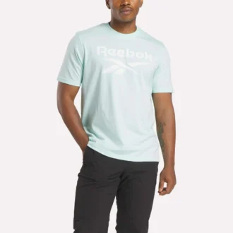 メンズ ビッグロゴ クルーネック半袖Tシャツ