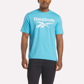 メンズ ビッグロゴ クルーネック半袖Tシャツ