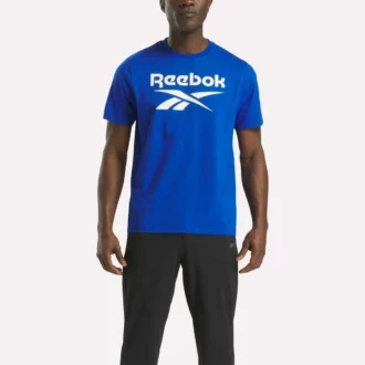 メンズ ビッグロゴ クルーネック半袖Tシャツ