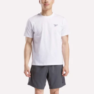 メンズ スモールロゴ クルーネック半袖Tシャツ