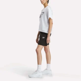 レディース ビッグロゴ オーバーサイズ クルーネック半袖Tシャツ
