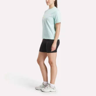 レディース ツーカラー ロゴ クルー ショートスリーブ Tシャツ