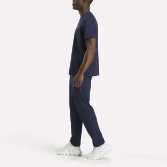 メンズ スモールロゴ クルーネック半袖Tシャツ