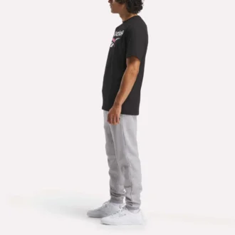 メンズ リーボック アイデンティティ ビッグスタックドロゴ Tシャツ