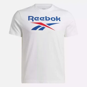 メンズ リーボック アイデンティティ ビッグスタックドロゴ Tシャツ